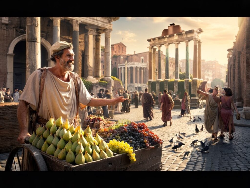 Roman Street Life: Vendors, Beggars, and Public Spaces Unveiled