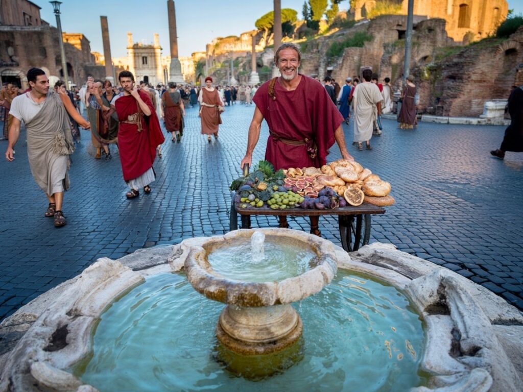 Roman Street Life: Vendors, Beggars, and Public Spaces Unveiled