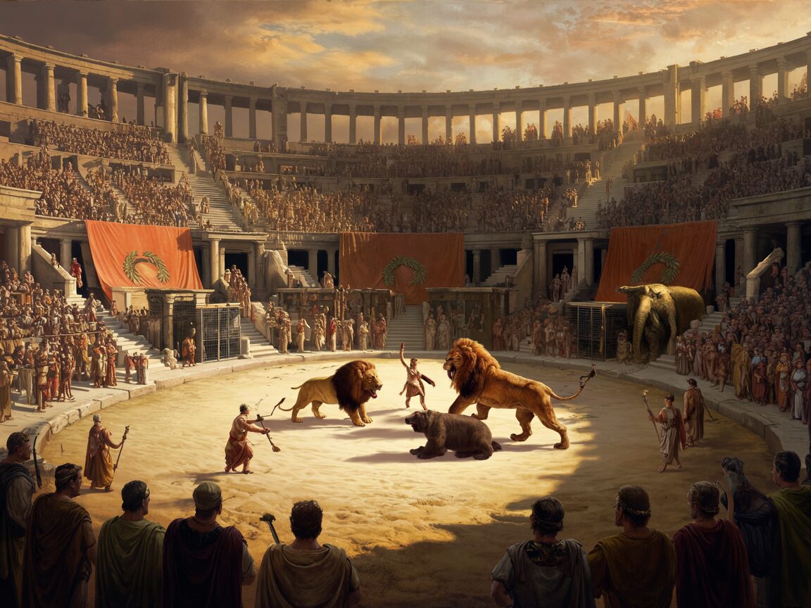 Roman Animal Fights Beyond the Colosseum: Ethics, Spectacle, and Social Control Roman Animal Fights Beyond the Colosseum: Ethics, Spectacle, and Social Control