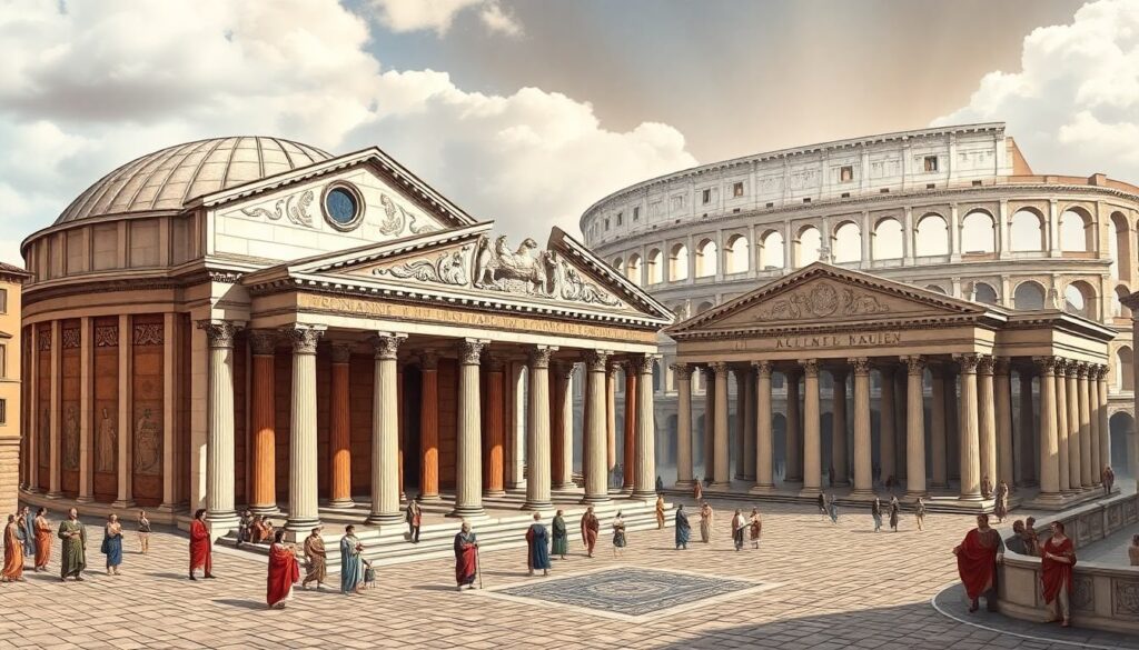Architectural Symbolism in Roman Temples and Monuments