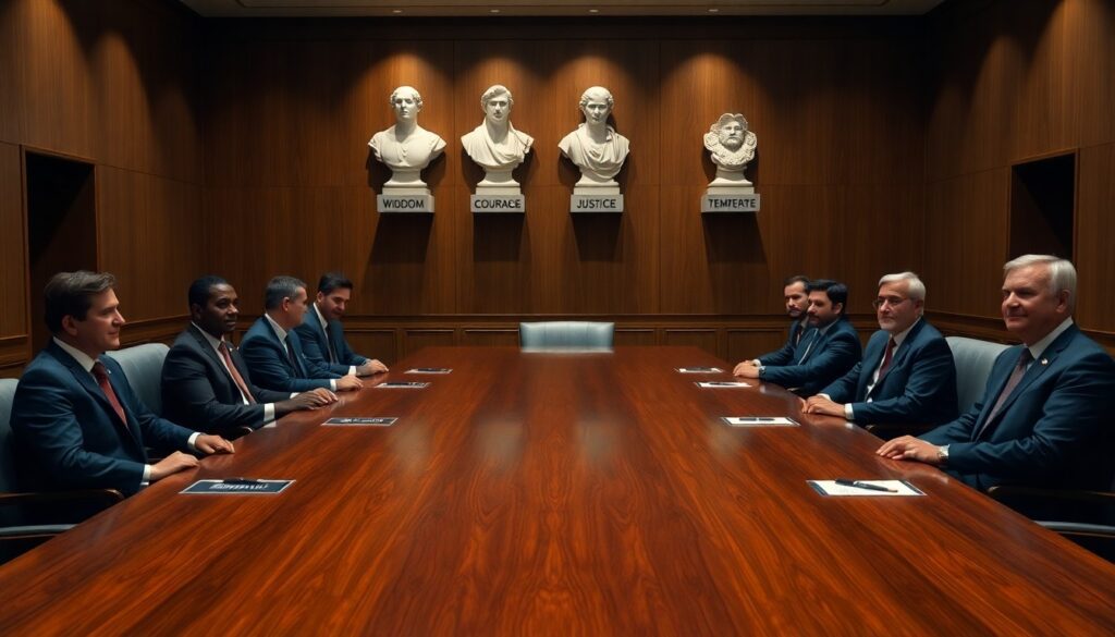 Roman Stoicism in the Boardroom: Timeless Lessons for Modern Executives Roman Stoicism in the Boardroom: Timeless Lessons for Modern Executives