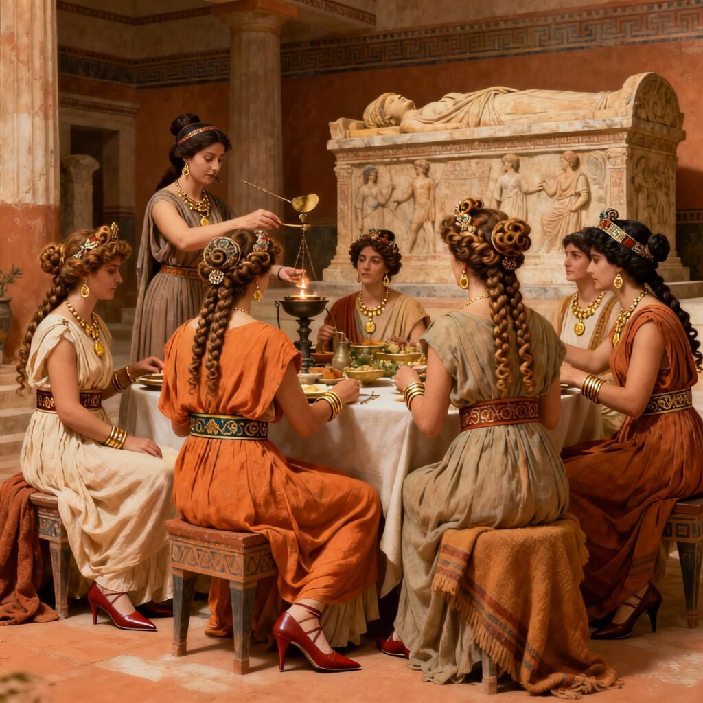 The Influence of Etruscan Women on Early Roman Society and Fashion The Influence of Etruscan Women on Early Roman Society and Fashion