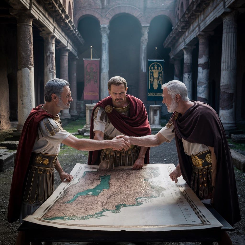 Three Men’s Regnum: How the First Triumvirate Privatized Rome Three Men’s Regnum: How the First Triumvirate Privatized Rome