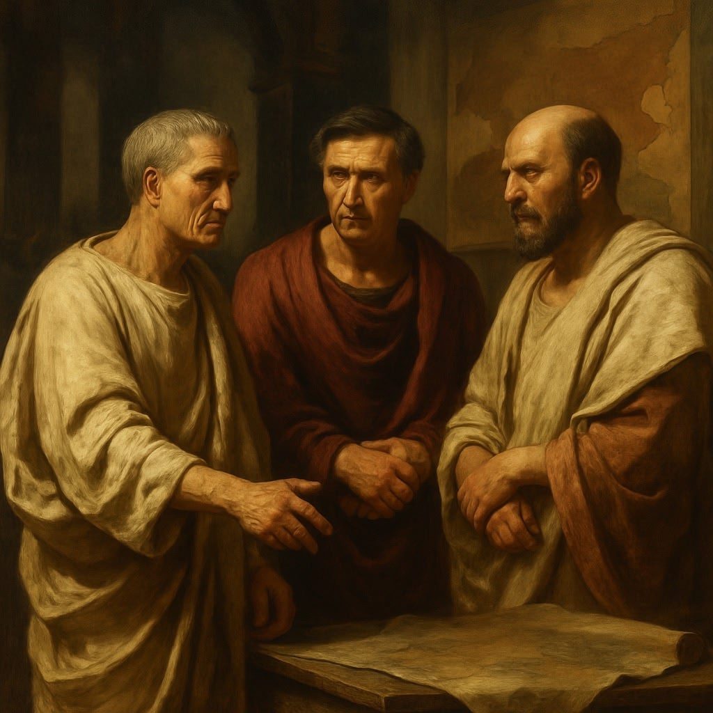 Three Men’s Regnum: How the First Triumvirate Privatized Rome Three Men’s Regnum: How the First Triumvirate Privatized Rome