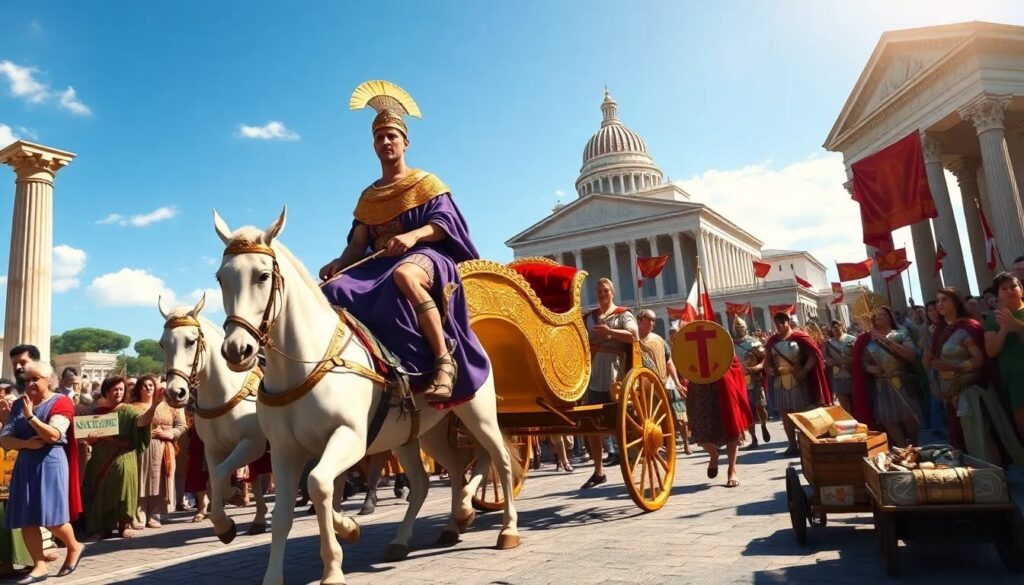 Roman Triumphs: Celebrating Military Victories in the Streets of Rome