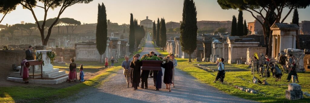 Roman Cemeteries as Community Hubs: Mourning, Memory, and Social Rituals Roman Cemeteries as Community Hubs: Mourning, Memory, and Social Rituals