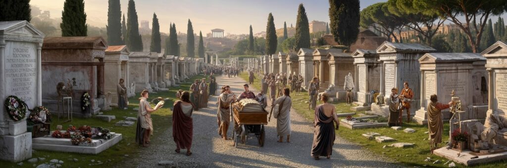 Roman Cemeteries as Community Hubs: Mourning, Memory, and Social Rituals Roman Cemeteries as Community Hubs: Mourning, Memory, and Social Rituals