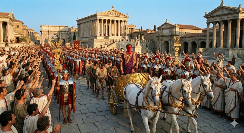 Roman Triumphs: Celebrating Military Victories in the Streets of Rome